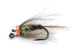 PT Orange Natural Brown Nymph Tungstenshuvud #16