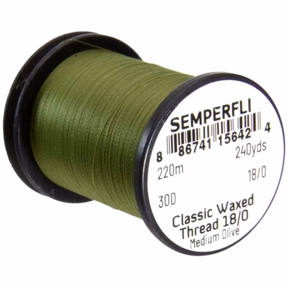 Semperfli Classic Waxed Thread 18/0 220 meter