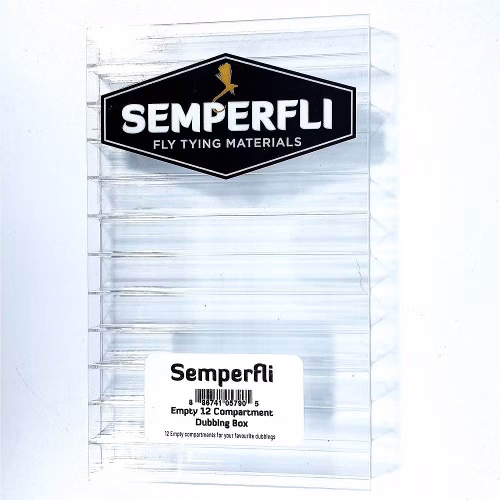 Semperfli Empty 12 Compartment Dubbing Box