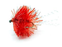 Blob Fly Fl. Red Jelly Flashtail #12