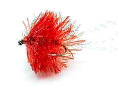 Blob Fly Fl. Red Jelly Flashtail #12
