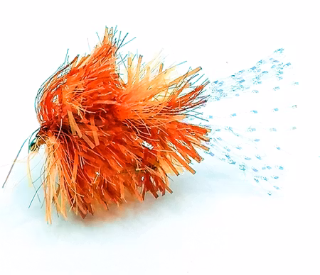 Dennis Red Orange Blob Fly Fl. Flashtail #12