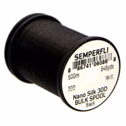 Semperfli Nano Silk 30D 18/0 Bulk 500 meter