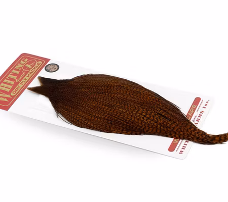 Whiting Bronze Grade Nacke Grizzly Dyed Brown