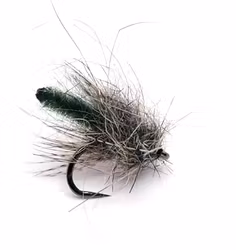 Flytande Chenille Puppa Caddis Green