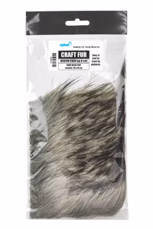 Craft Fur Medium-Dark Beige Fur Sybai