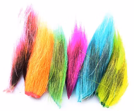 Bucktail Assort six Flourescent colors Wapsi