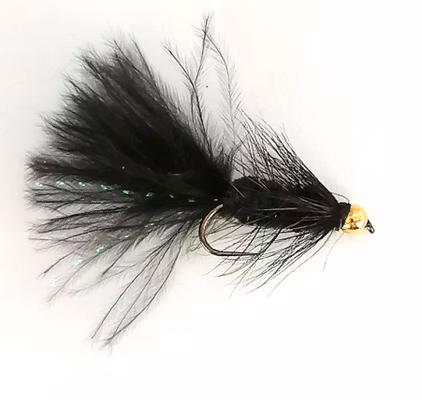 Wolly Bugger BH Svart #10