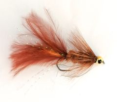 Wolly Bugger Brun BeadHead #10
