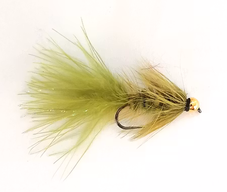 Wolly Bugger Olive BeadHead #10