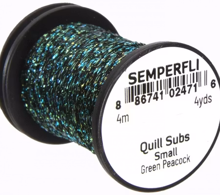Semperfli Quill Subs Green Peacock