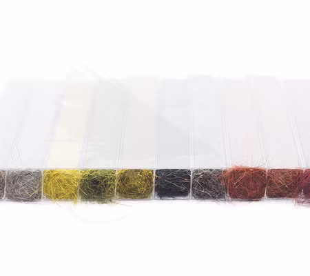 Troutline Pure Squirrel Slim Box Dubbing Set -10 colors