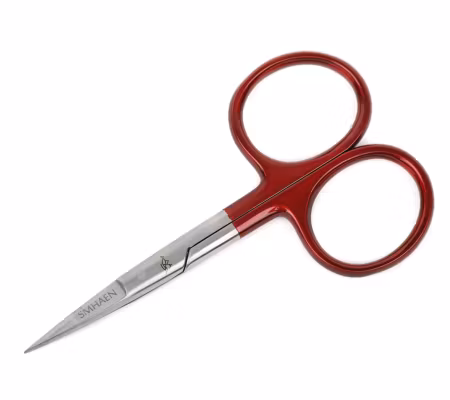 SMHAEN Scissor Straight 4'' Tungsten Carbide Red