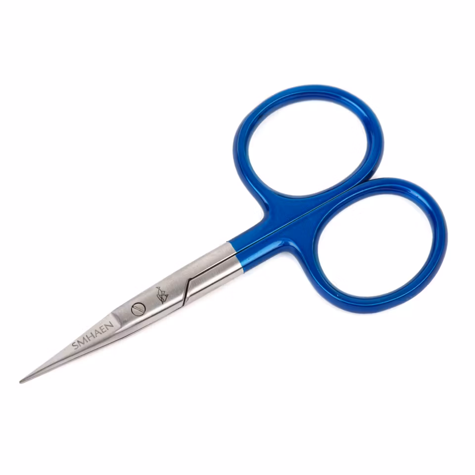 SMHAEN Scissor Straight 4'' Tungsten Carbide Blue