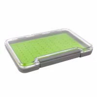 Medium Fly Box Green Silicone