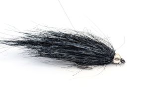 Super Tinsel Black Saltwater Shadowflies #8
