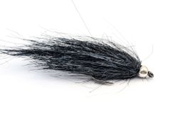Super Tinsel Black Saltwater Shadowflies #8