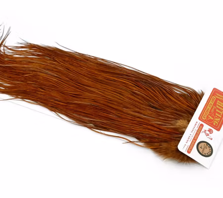 Whiting Bronze Saddle White Dyed Brown
