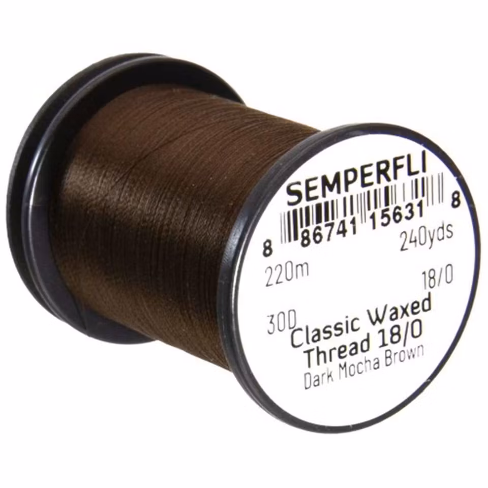 Semperfli Classic Waxed Thread 18/0 220 meter