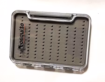Medium Fly Box Gray Mosquito