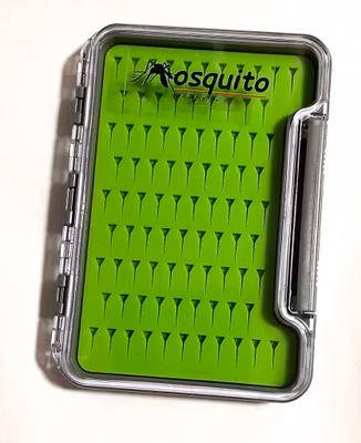 Medium Fly Box Green Silicone Mosquito
