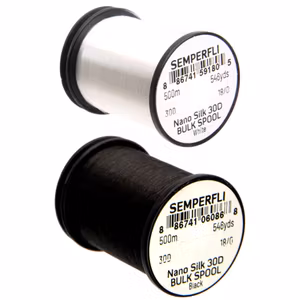 Semperfli Nano Silk 30D 18/0 Bulk 500 meter