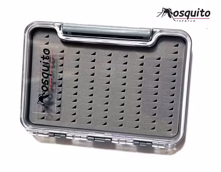 Medium Fly Box Gray Mosquito