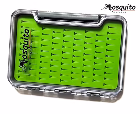 Medium Fly Box Green Silicone Mosquito