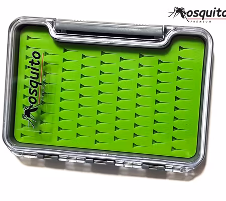 Medium Fly Box Green Silicone Mosquito