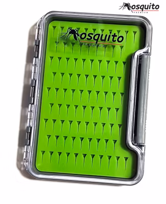 Medium Fly Box Green Silicone Mosquito