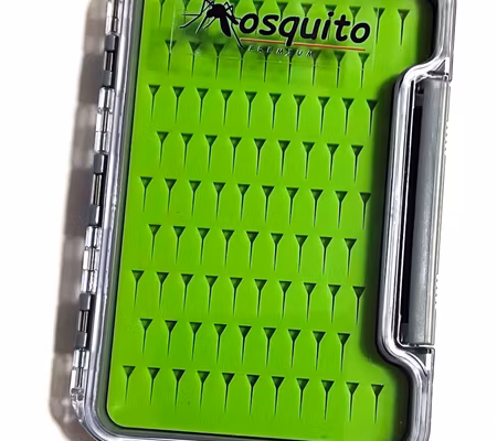 Medium Fly Box Green Silicone Mosquito