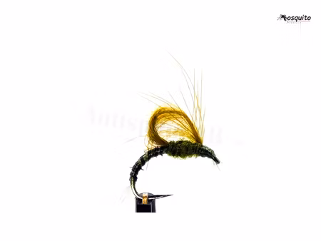CDC Emerger Dark Olive Quill #14
