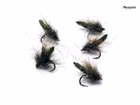 Flytande Chenille Puppa Olive