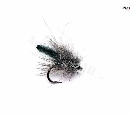 Flytande Chenille Puppa Caddis Green