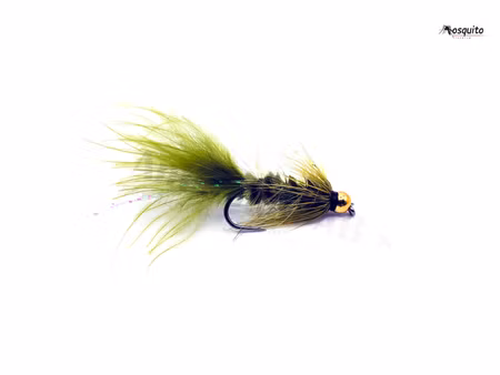 Wolly Bugger Olive BeadHead #10