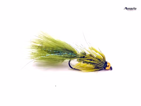 Wolly Bugger Olive BeadHead #10
