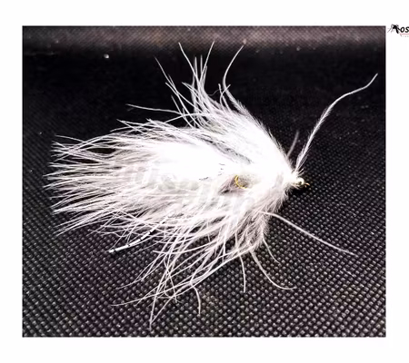 White Killer Rubberlegs BeadHead #10