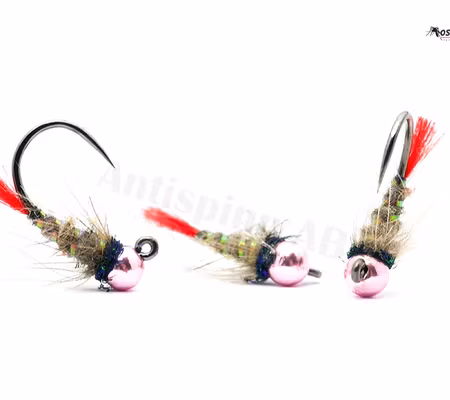 Red Tag Nymph BL Tungsten #14