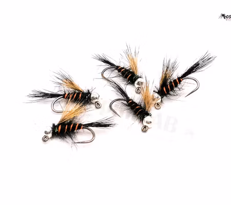 SH Black Orange Tungstenshuvud #14