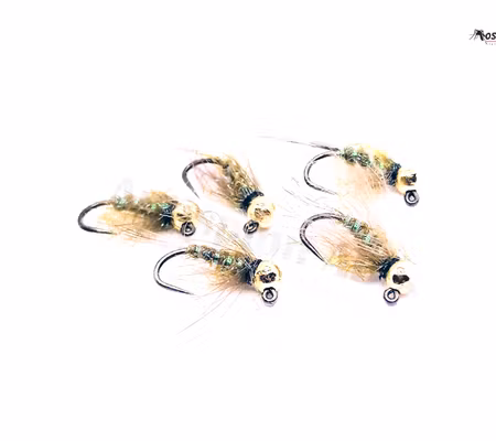 Olive Nymph Tungstenshuvud #14
