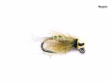 Olive Nymph Tungstenshuvud #14