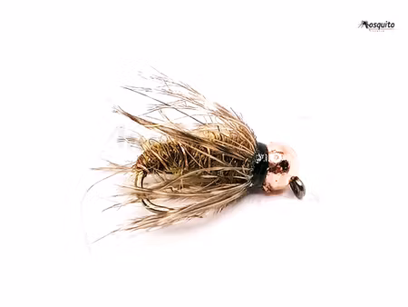 Buggy Brown Nymph Tungstenshuvud #14