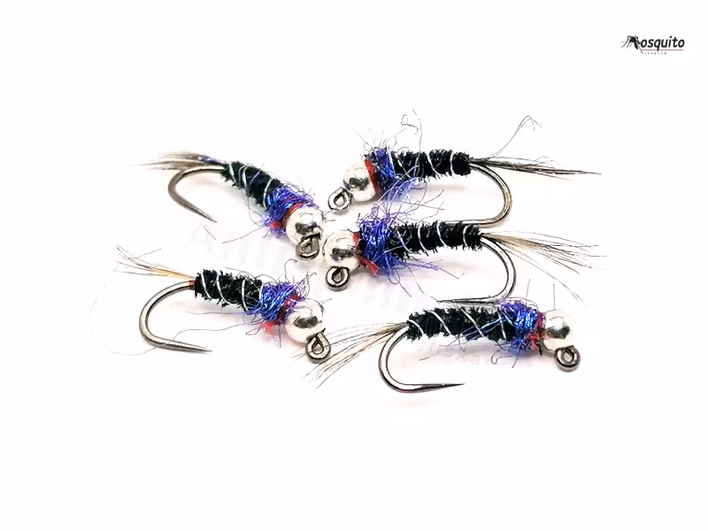 Black and Purple Tungstenshuvud