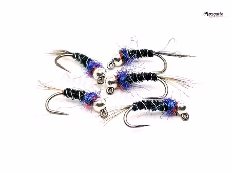 Black and Purple Tungstenshuvud