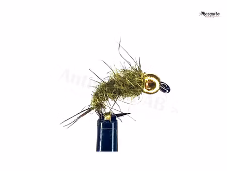 BH Hare’s Ear Nymph Mörk Olive