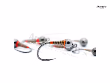 Double Hot Spot Quill Perdigon Tungsten # 14