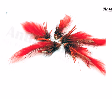 Red Deer Hair Zonker Copper Head #8