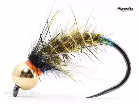 Green Buggy Caddis Nymph BL #12