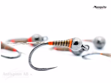 Double Hot Spot Quill Perdigon Tungsten # 14