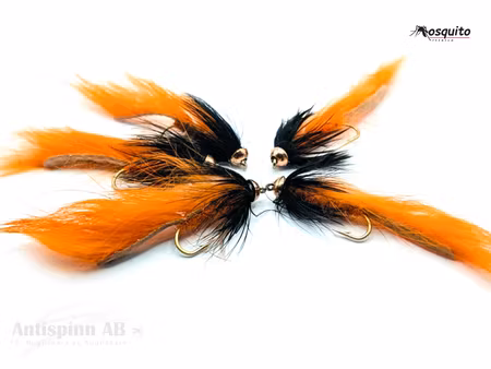 Zonker Orange/Black Copper Head #8
